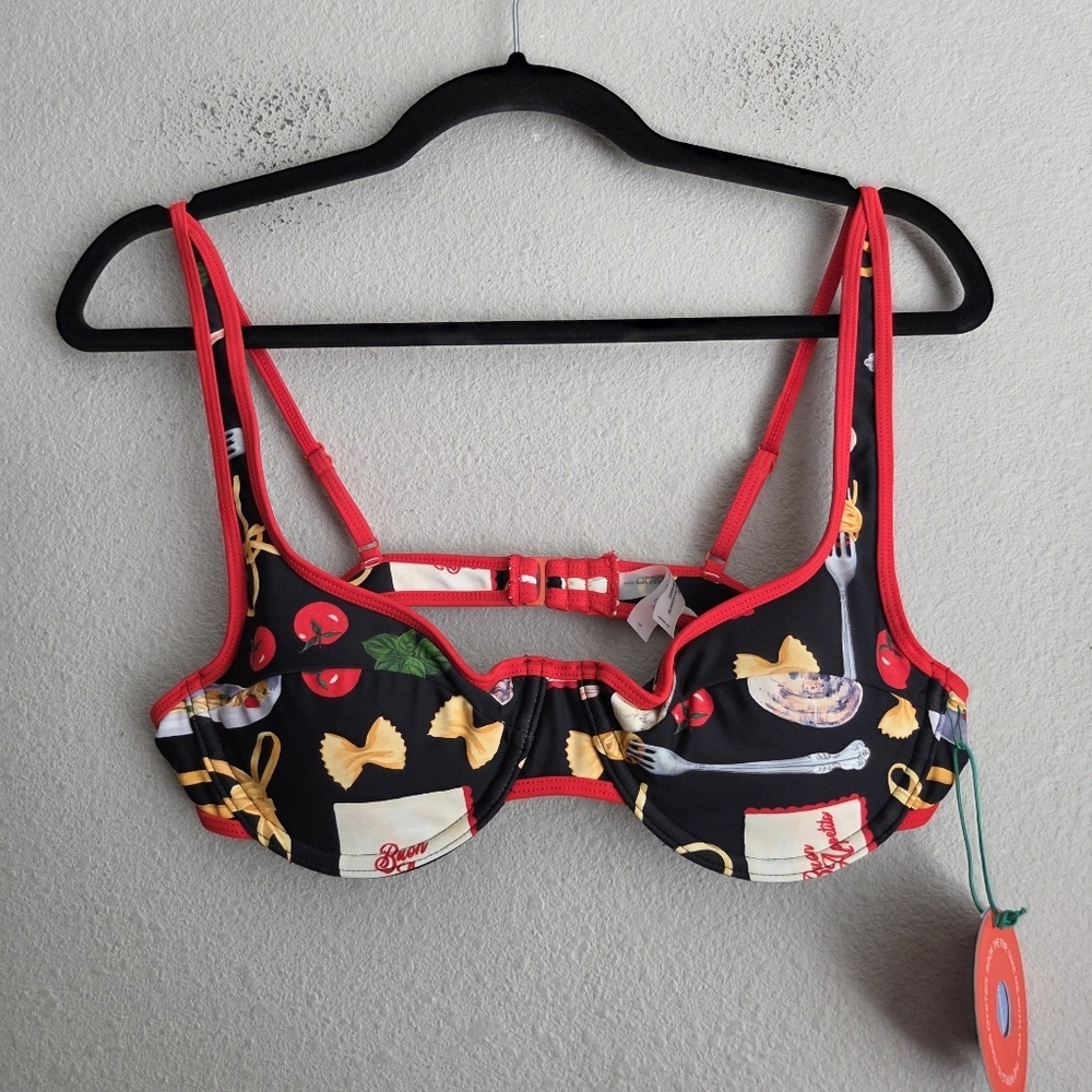 OOKIOH Says Gah Como Bikini Top size M NWT - Picture 4 of 9